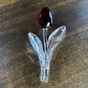 RETIRED Swarovski Crystal Society 2003 Member Renewal Gift - Red Tulip
